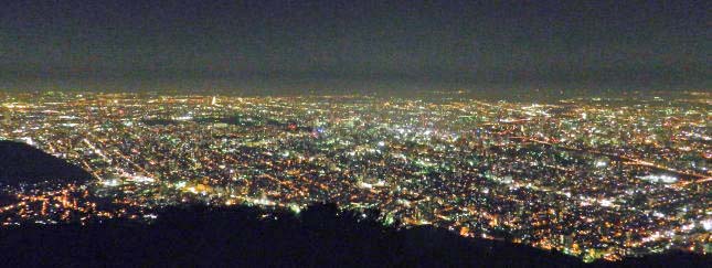 札幌の夜景